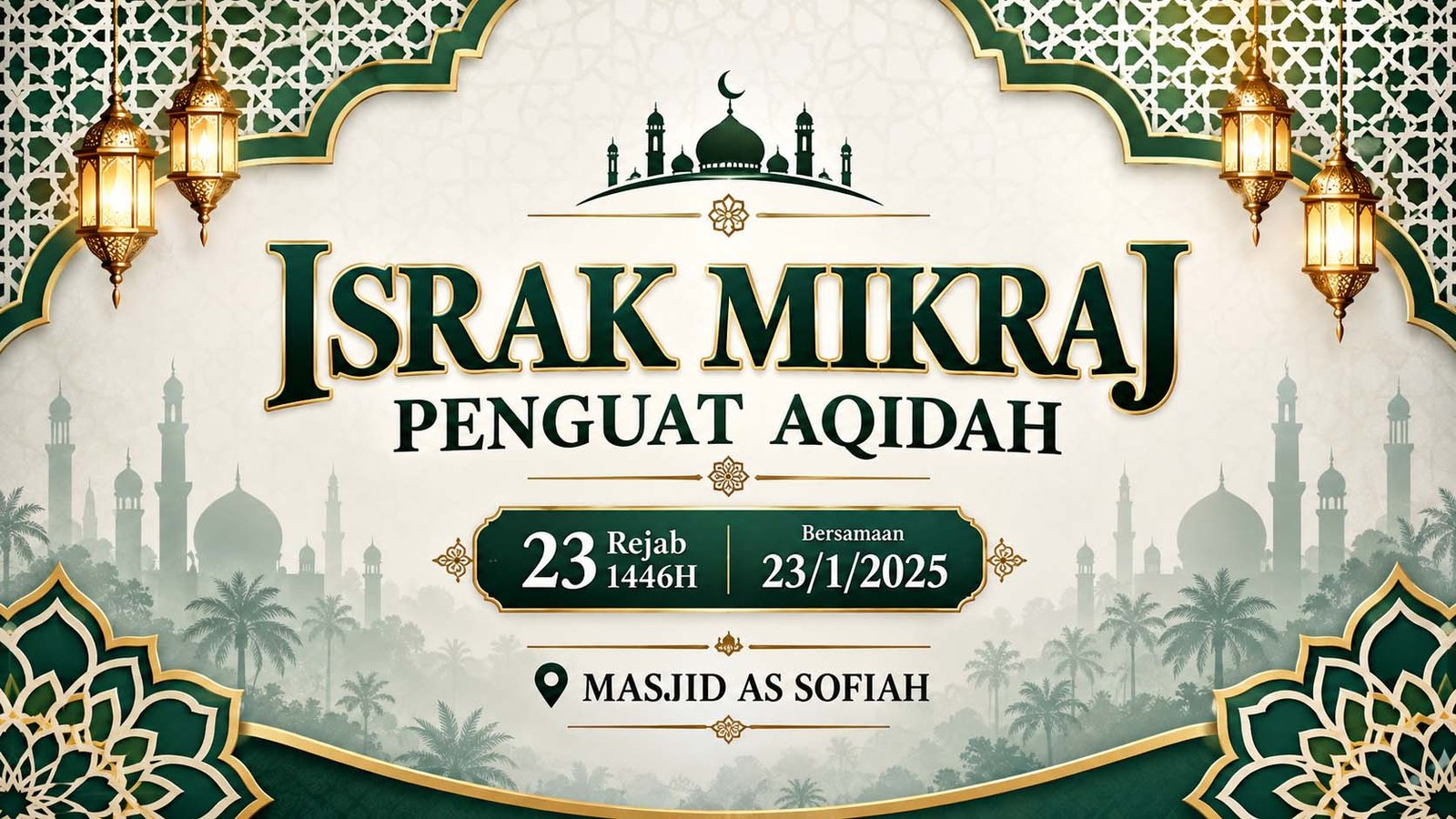 ISRAK MIKRAJ PENGUAT AQIDAH